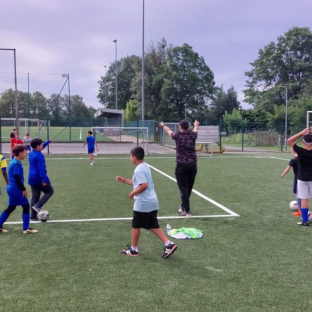 Training op de kleine velden